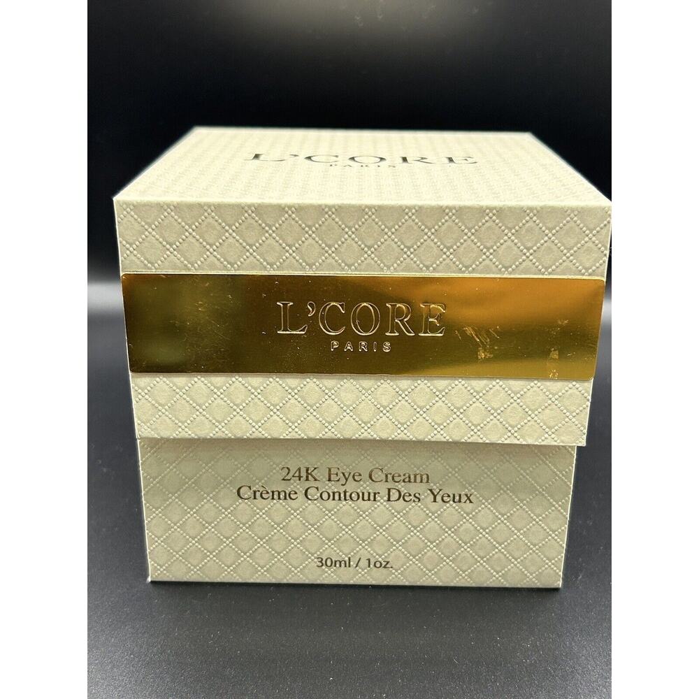 L'Core Paris 24K Eye Cream Skin Care Pharmaceutical Grade Anti‎ Aging 1 fl oz
